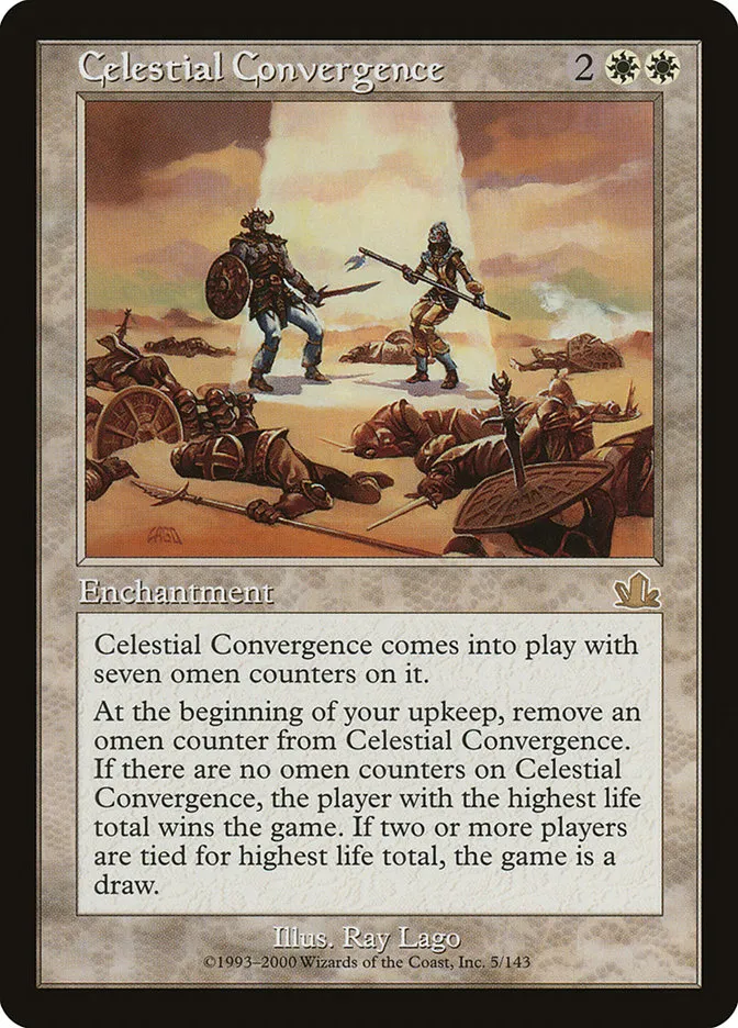 2000 Prophecy Celestial Convergence rare #5 rare card image