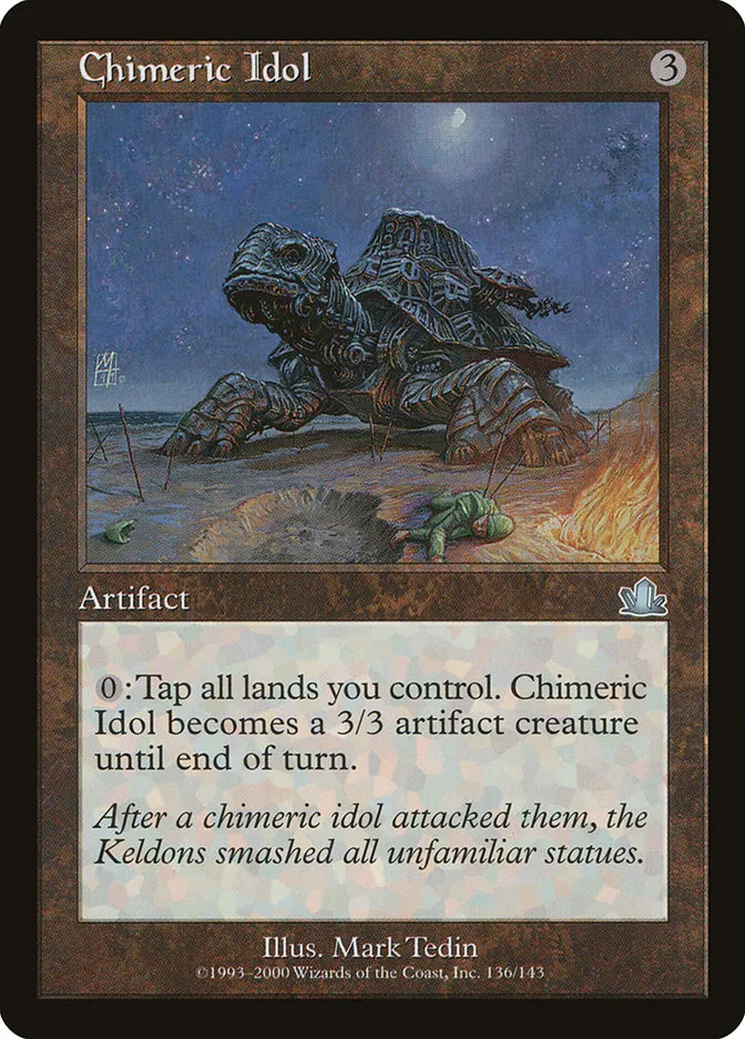 2000 Prophecy Chimeric Idol uncommon #136 uncommon card image