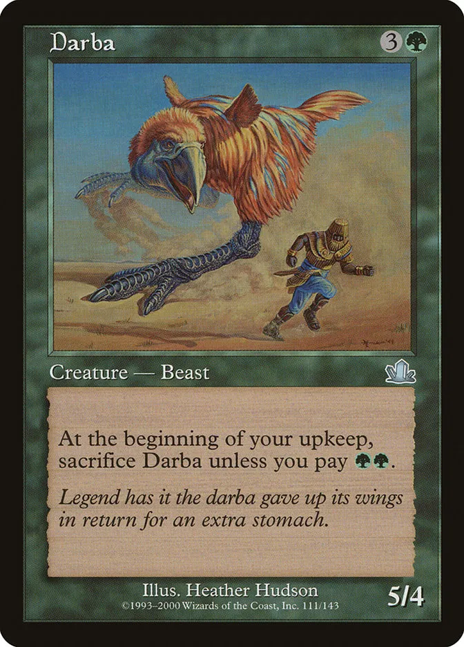 2000 Prophecy Darba uncommon #111 uncommon card image