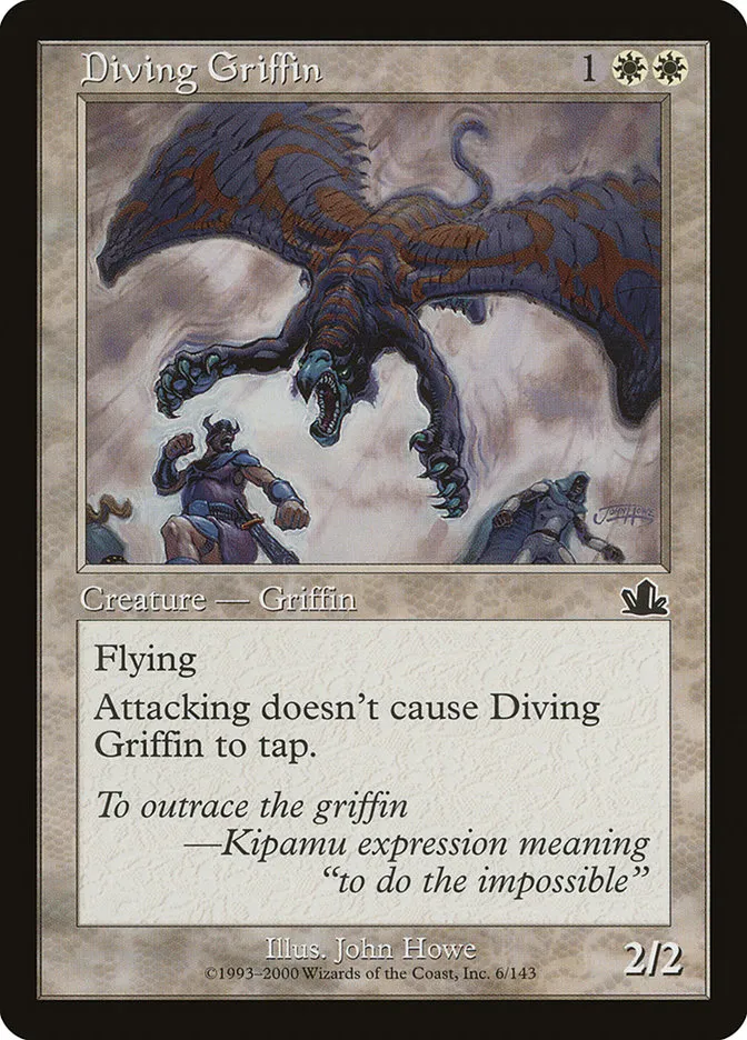 2000 Prophecy Diving Griffin common #6 common card image