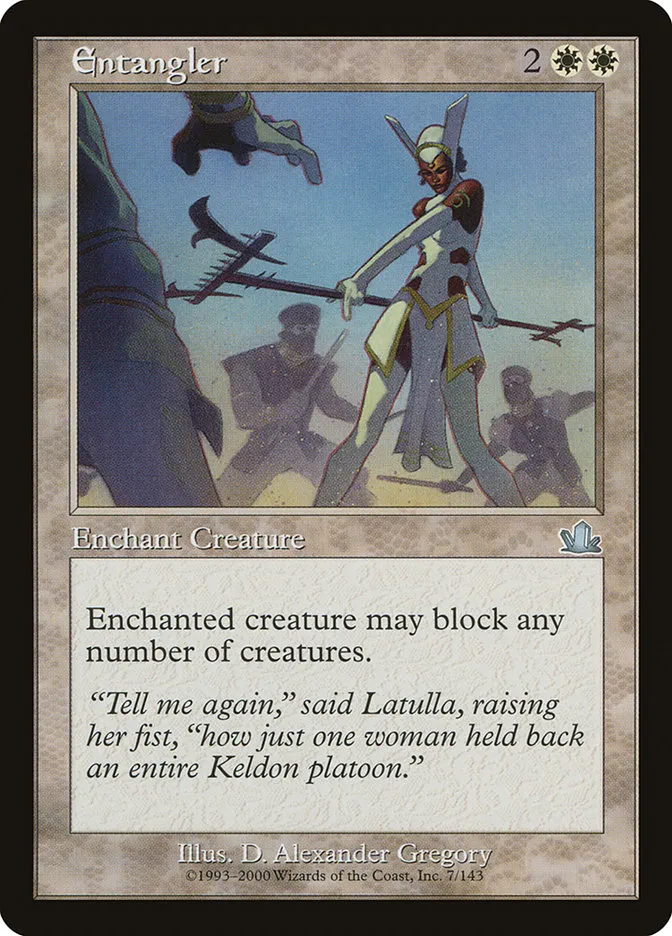 2000 Prophecy Entangler uncommon #7 uncommon card image