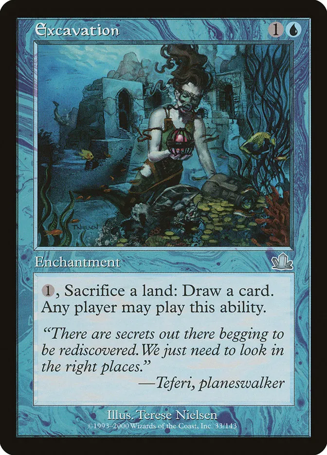 2000 Prophecy Excavation uncommon #33 uncommon card image