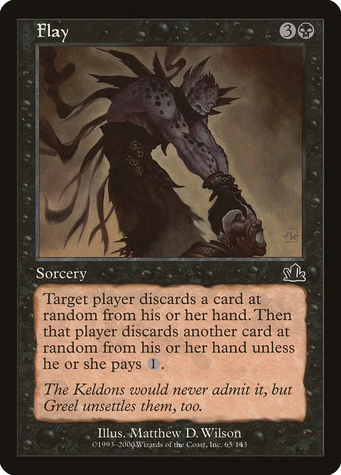 2000 Prophecy Flay common #65 common card image