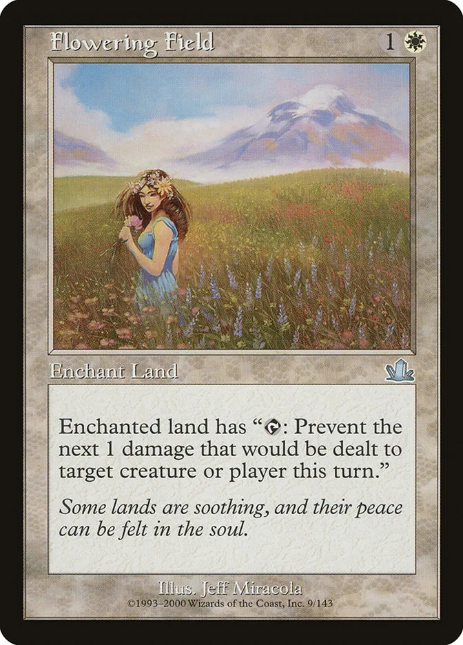 2000 Prophecy Flowering Field uncommon #9 uncommon card image