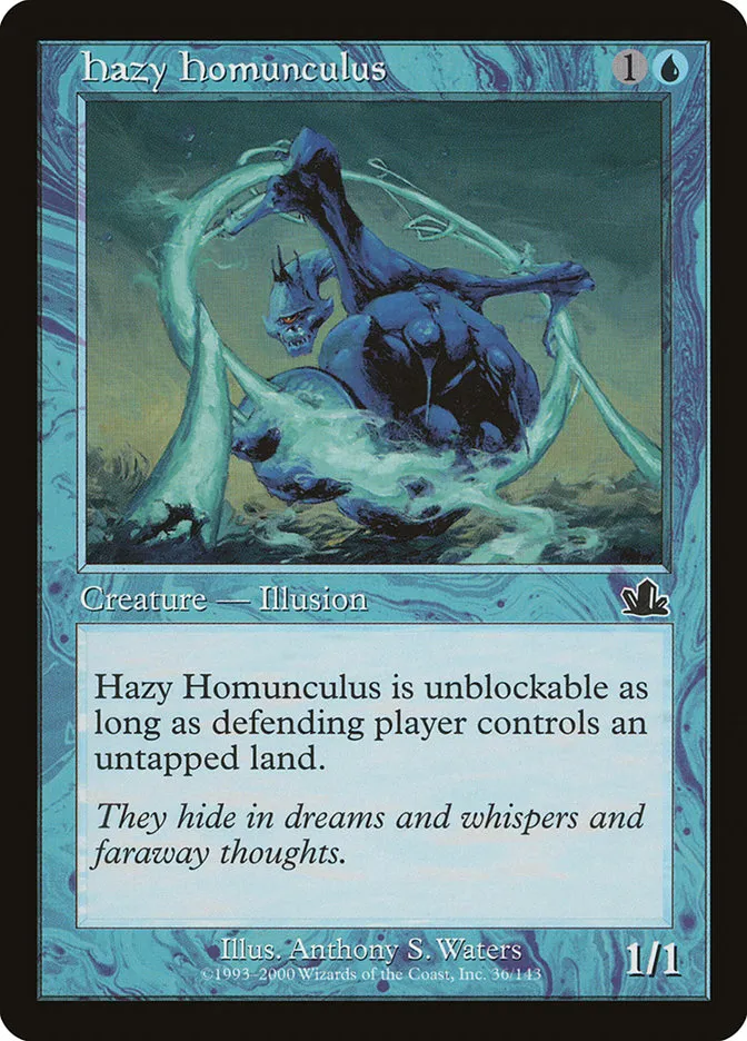 2000 Prophecy Hazy Homunculus common #36 common card image