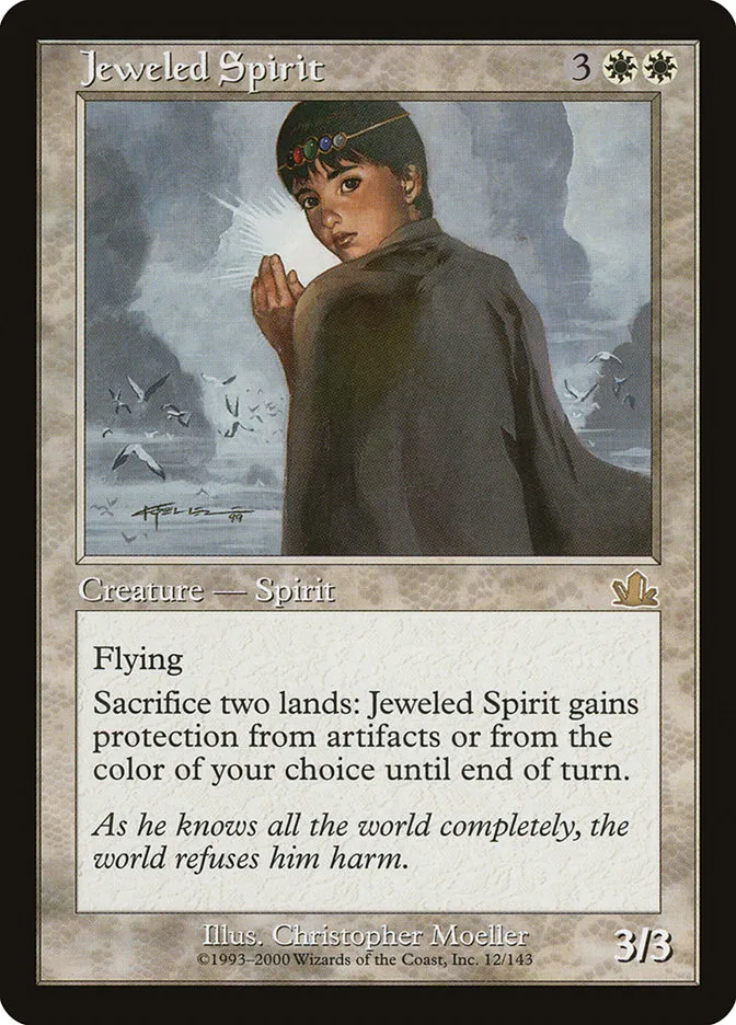 2000 Prophecy Jeweled Spirit #12 rare card image