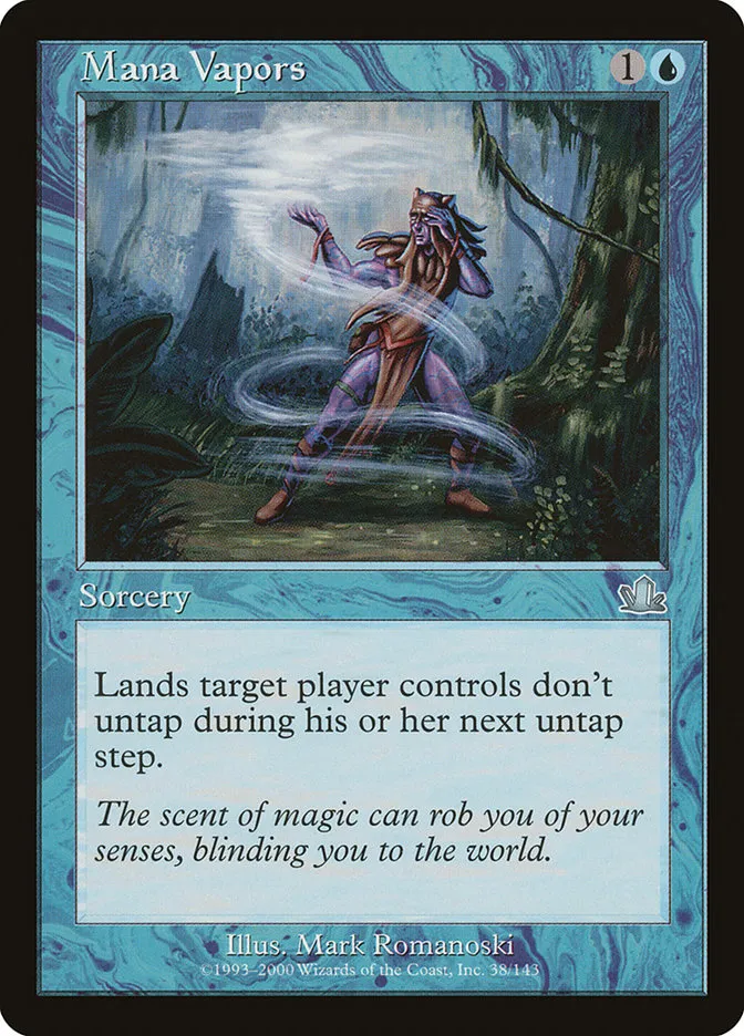 2000 Prophecy Mana Vapors uncommon #38 uncommon card image