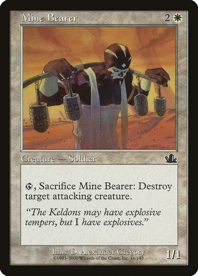 2000 Prophecy Mine Bearer #16 common card image