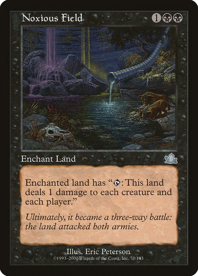 2000 Prophecy Noxious Field uncommon #70 uncommon card image