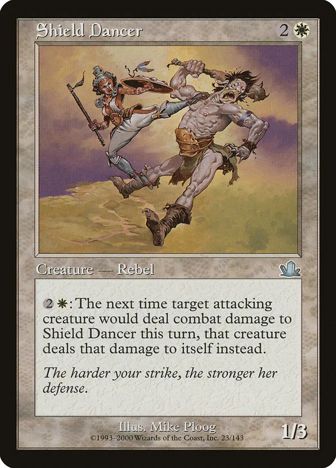 2000 Prophecy Shield Dancer uncommon #23 uncommon card image