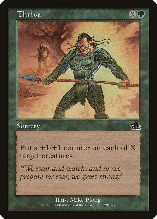 2000 Prophecy Thrive #129 common card image