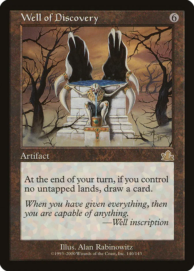 2000 Prophecy Well of Discovery #140 rare card image