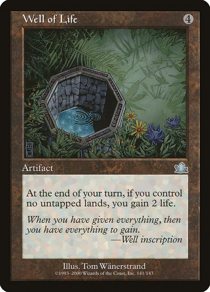 2000 Prophecy Well of Life uncommon #141 uncommon card image