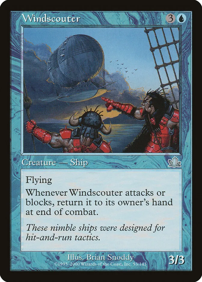 2000 Prophecy Windscouter uncommon #53 uncommon card image