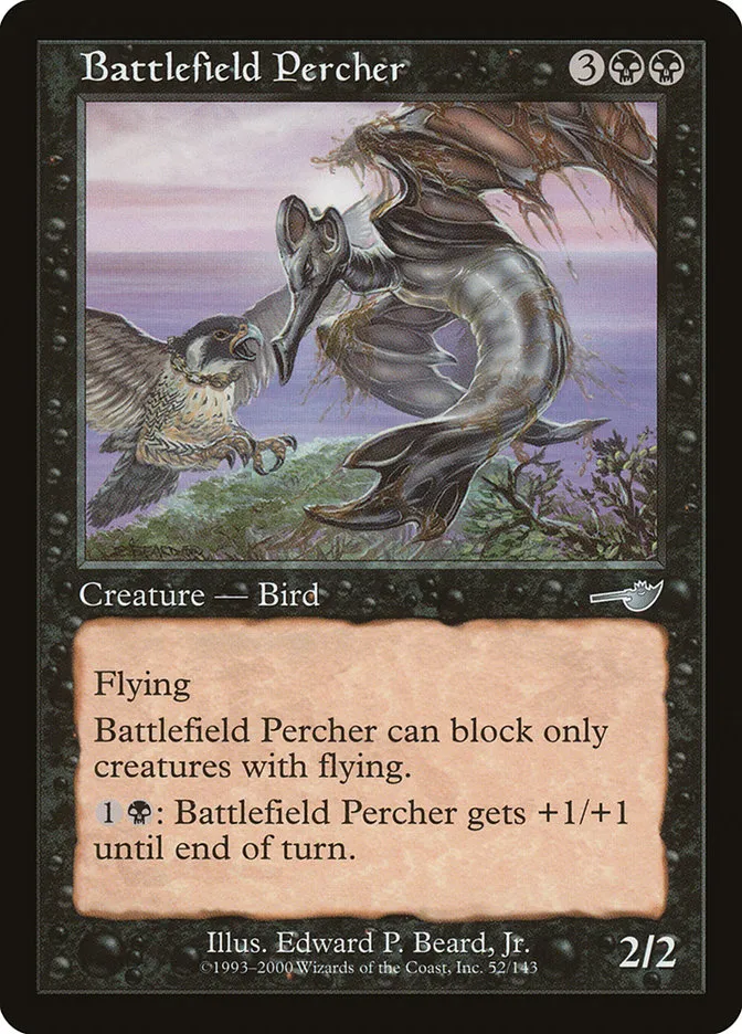 2000 Nemesis Battlefield Percher uncommon #52 unlisted card image