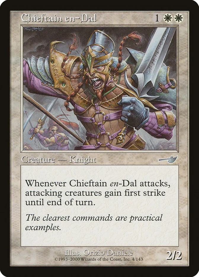 2000 Nemesis Chieftain en-Dal uncommon #4 unlisted card image