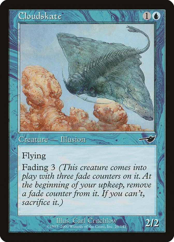 2000 Nemesis Cloudskate common #29 unlisted card image