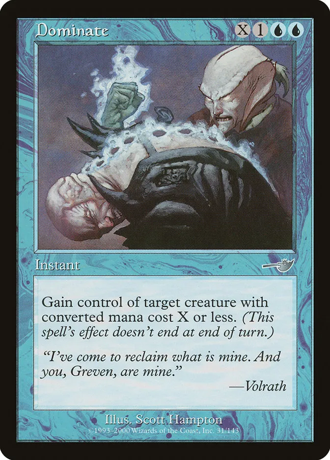 2000 Nemesis Dominate uncommon #31 unlisted card image