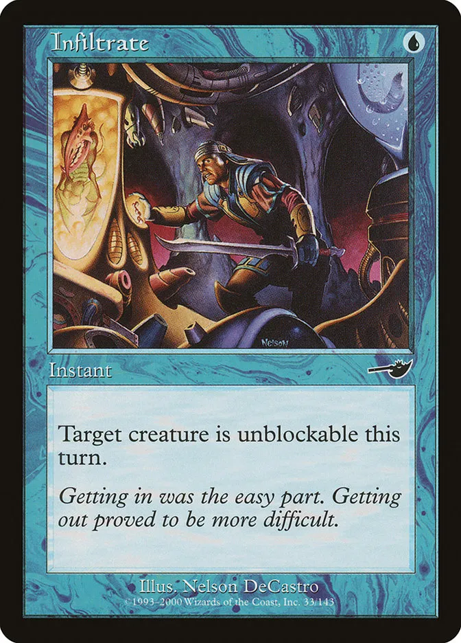 2000 Nemesis Infiltrate common #33 unlisted card image