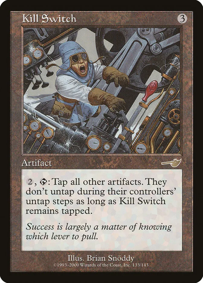 2000 Nemesis Kill Switch rare #133 unlisted card image