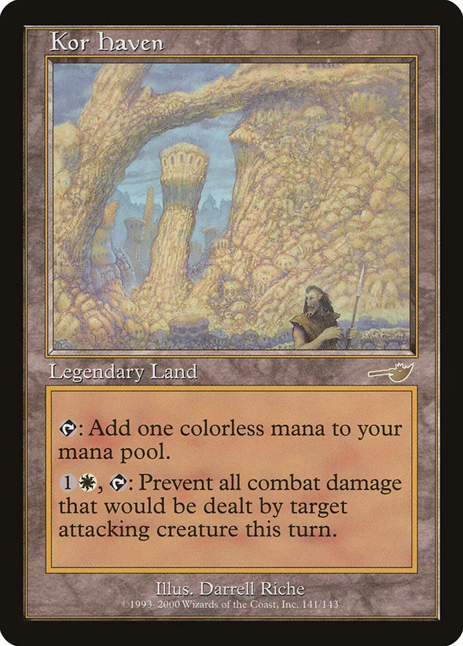 2000 Nemesis Kor Haven rare #141 unlisted card image