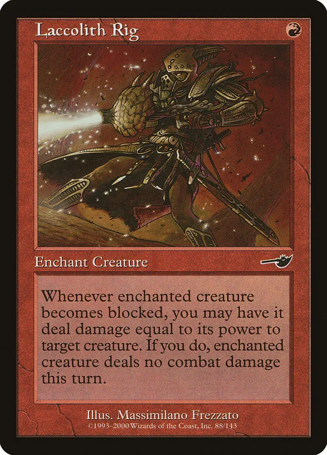 2000 Nemesis Laccolith Rig common #88 unlisted card image