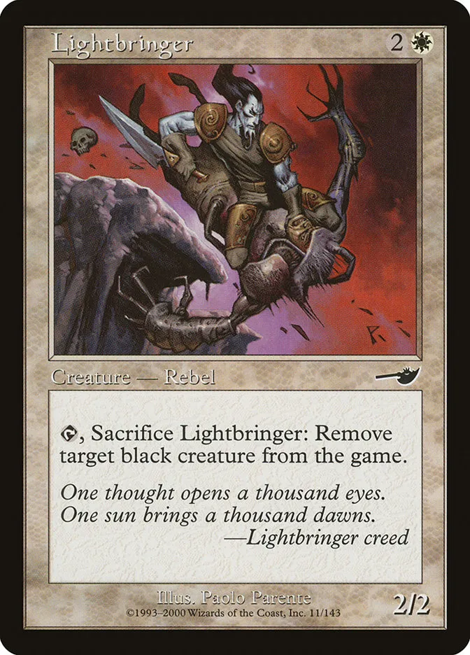 2000 Nemesis Lightbringer common #11 unlisted card image