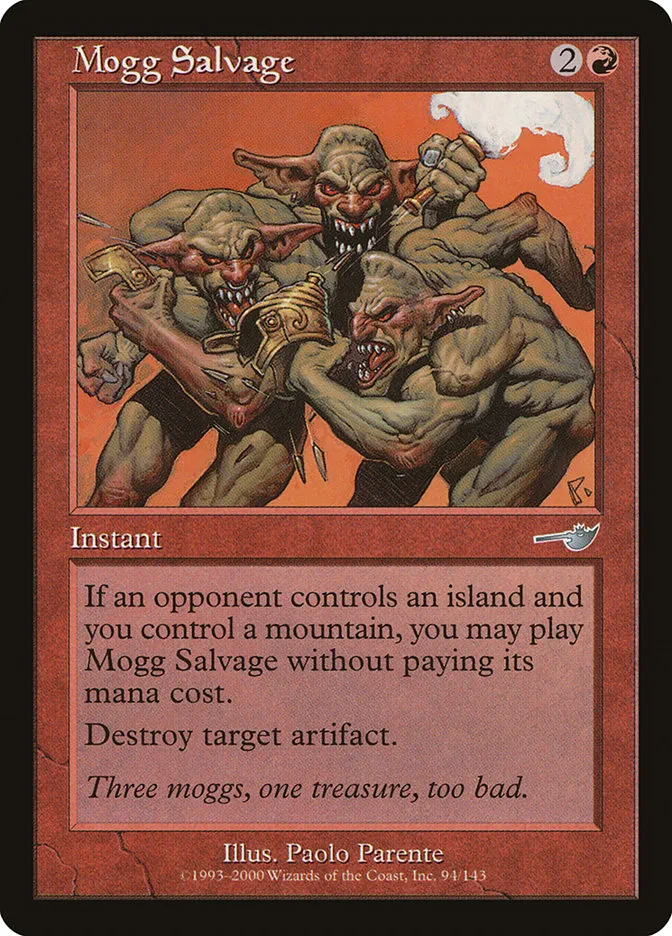 2000 Nemesis Mogg Salvage uncommon #94 unlisted card image
