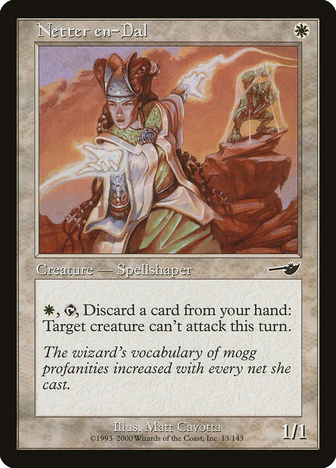 2000 Nemesis Netter en-Dal common #13 unlisted card image