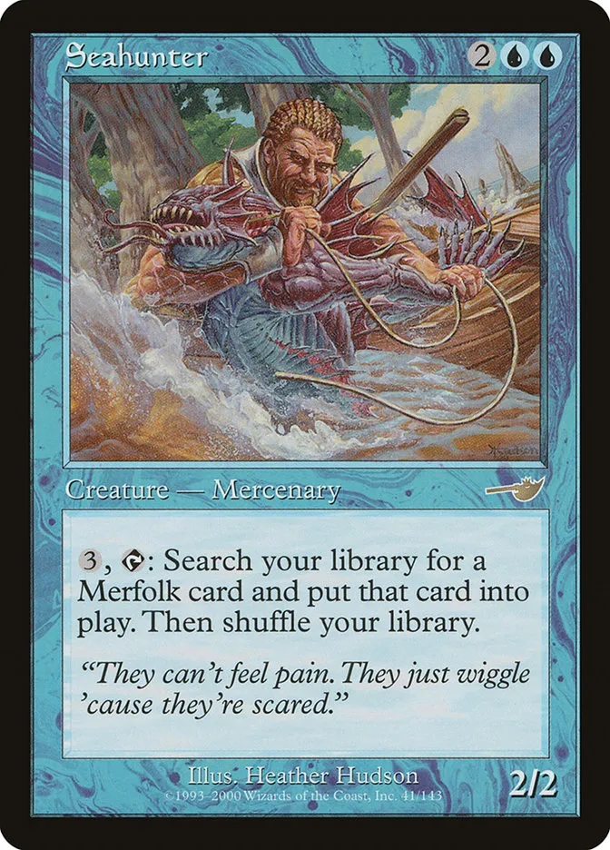 2000 Nemesis Seahunter rare #41 unlisted card image