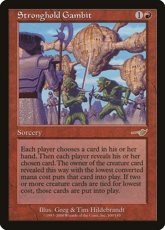 2000 Nemesis Stronghold Gambit rare #100 unlisted card image