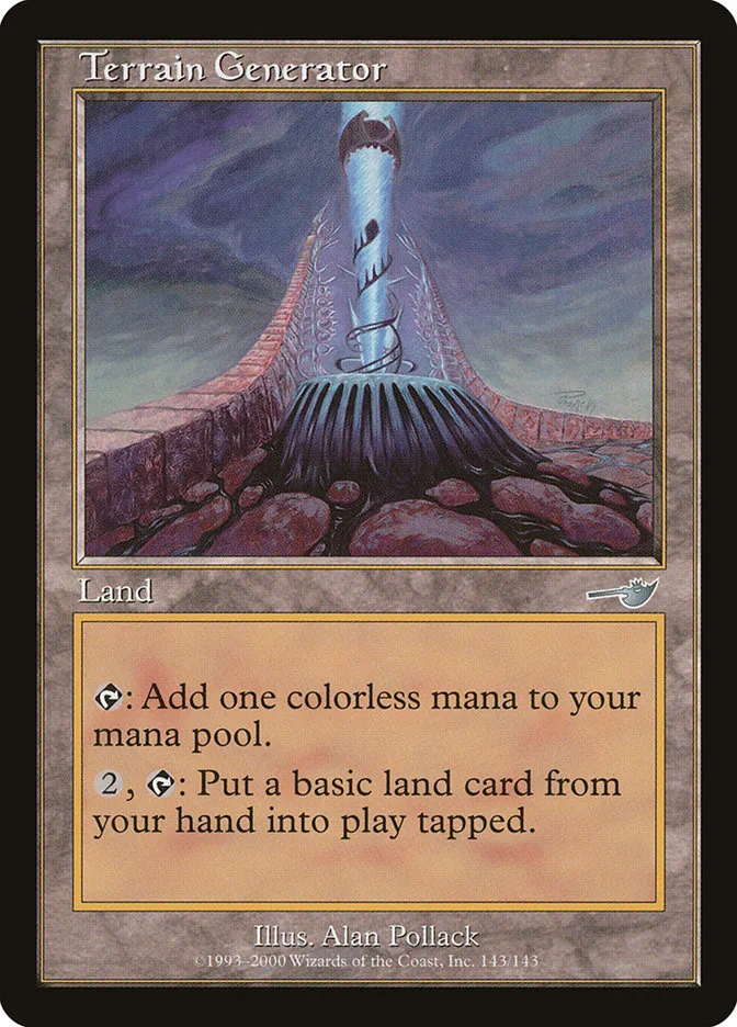 2000 Nemesis Terrain Generator uncommon #143 unlisted card image