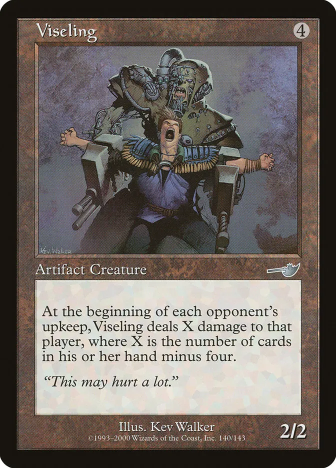 2000 Nemesis Viseling uncommon #140 unlisted card image