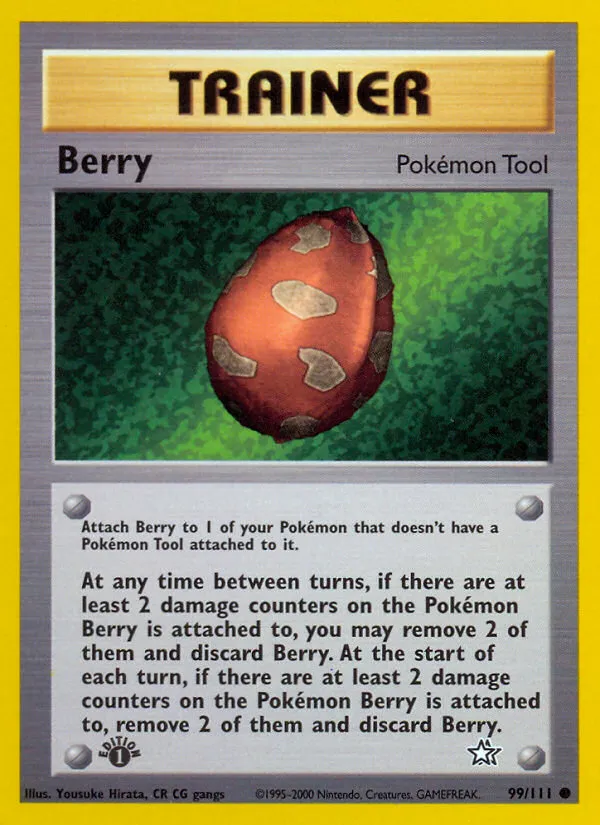 2000 Neo Genesis Berry Common #099/111 Common card image