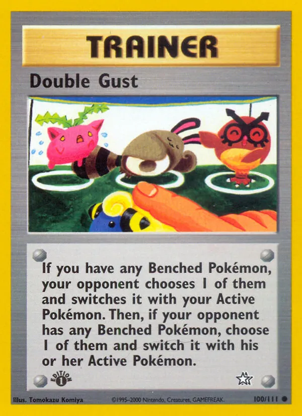 2000 Neo Genesis Double Gust Common #100/111 Common card image