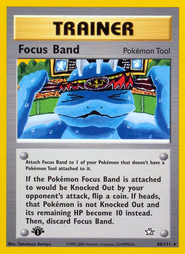2000 Neo Genesis Focus Band #086/111 Rare card image