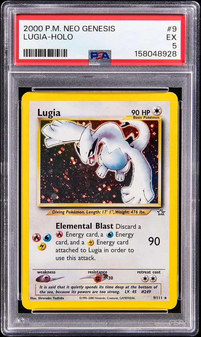2000 Neo Genesis Lugia Holo #5 card image
