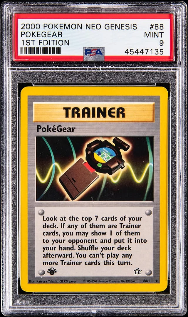 2000 Neo Genesis PokeGear 1st Edition #88 card image