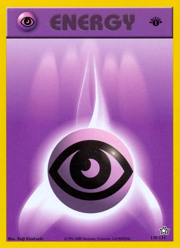 2000 Neo Genesis Psychic Energy #110/111 Common card image