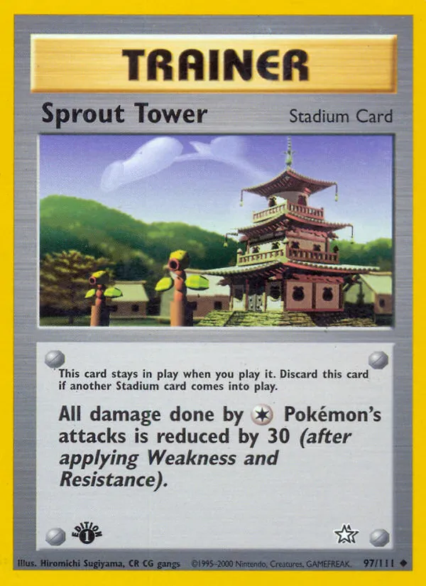2000 Neo Genesis Sprout Tower Uncommon #097/111 Uncommon card image