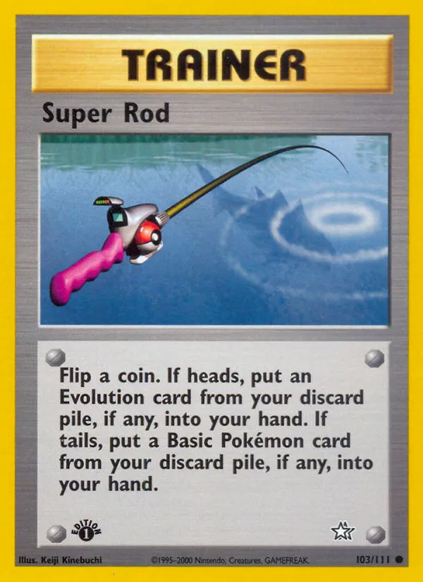 2000 Neo Genesis Super Rod Common #103/111 Common card image