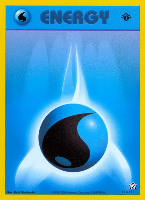 2000 Neo Genesis Water Energy #111/111 Common card image