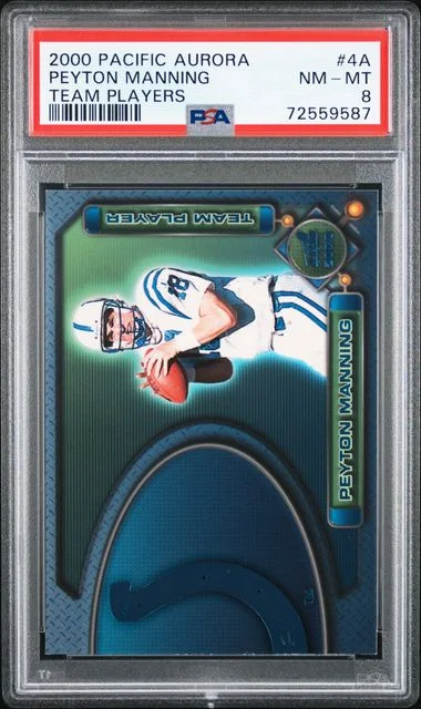 2000 Pacific Aurora Team Players Peyton Manning #4A card image