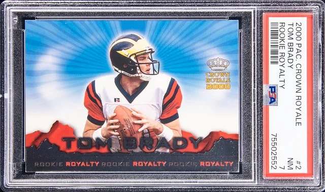 2000 Pacific Crown Royale Royalty Tom Brady #2 card image