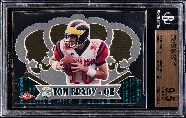 2000 Pacific Crown Royale Tom Brady #110 card image