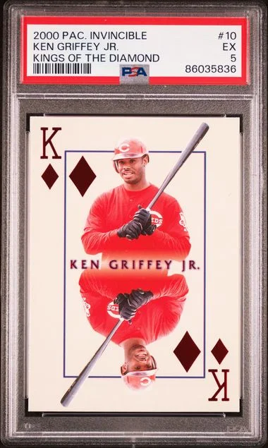2000 Pacific Invincible Kings Of The Diamond Ken Griffey Jr. #10 card image