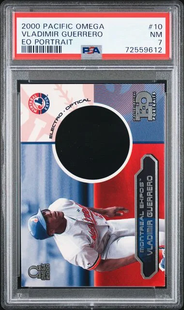 2000 Pacific Omega EO Portrait Vladimir Guerrero #10 card image