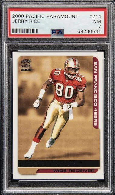 2000 Pacific Paramount Jerry Rice #214 card image