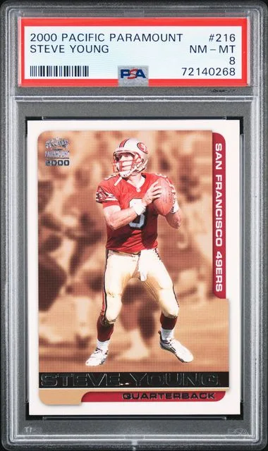 2000 Pacific Paramount Steve Young #216 card image
