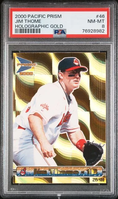 2000 Pacific Prism Jim Thome #46 card image